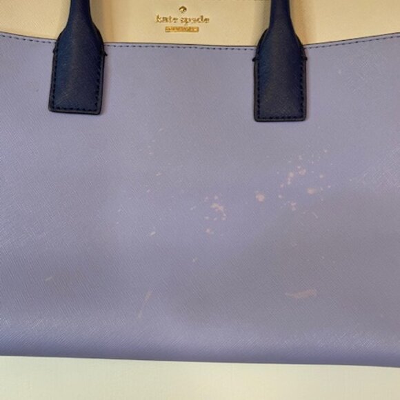 Kate Spade New York Purple blue tan bag - Picture 5 of 12